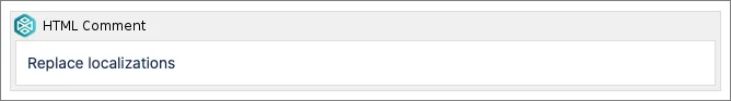 Confluence page source code showing an inserted HTML comment