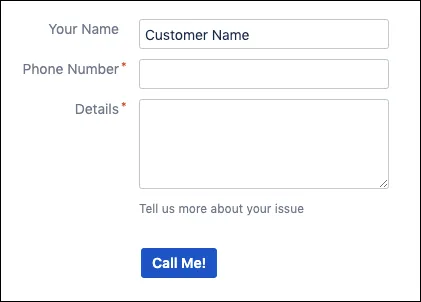 Form configuration showing an Input Field macro with the Value or a Velocity value set to $user.Fullname to auto-populate the Your Name field.