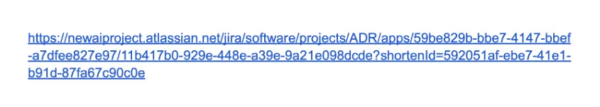 Two Hierarchy for Jira shareable URLs shown side by side, highlighting that the improved link is shorter and specific to the current Project View.