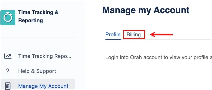 Billing tab selected on the Manage My Account page showing purchase details for the Threaded Comments Power-up