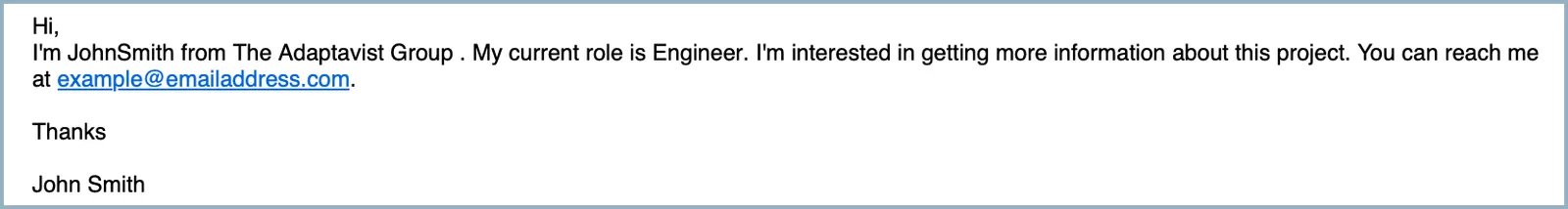 Mail Body Formatter macro configuration options in Confluence editor