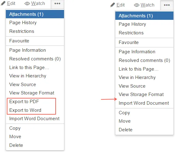 A before and after example from the script being run.
