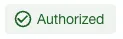 The Authorized icon.