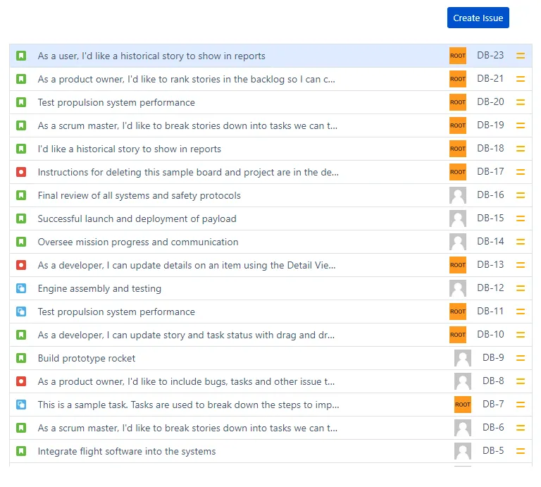 Example TMC macro card in Confluence showing issue key link, summary, assignee, priority, and issue type fields.