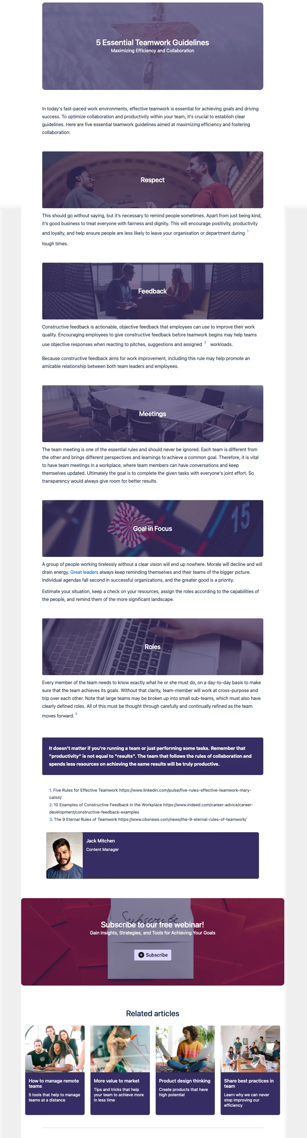 Published blog post template