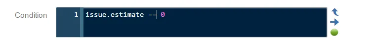 Condition that correctly checks the remaining estimate