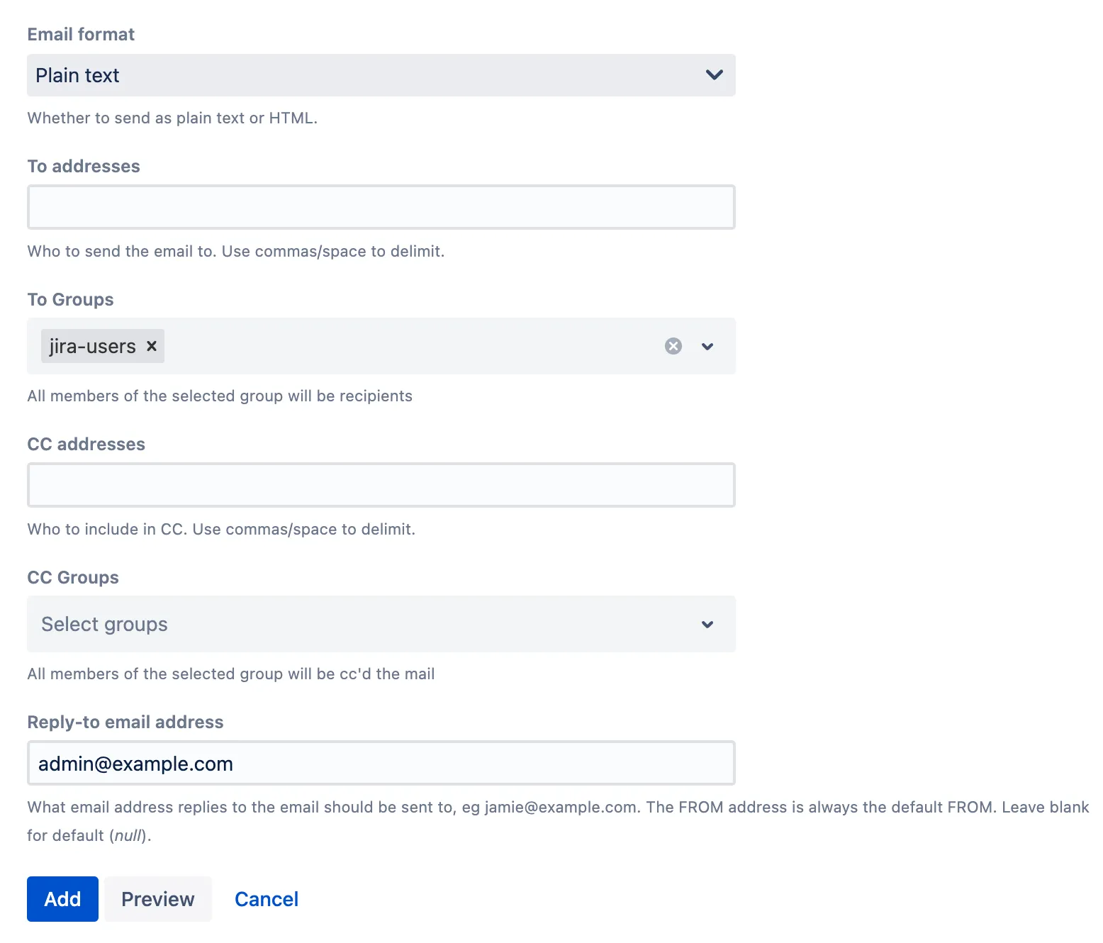 image example of configuration