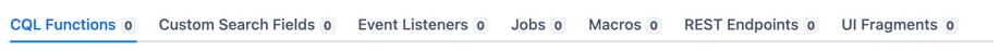 The tab options.