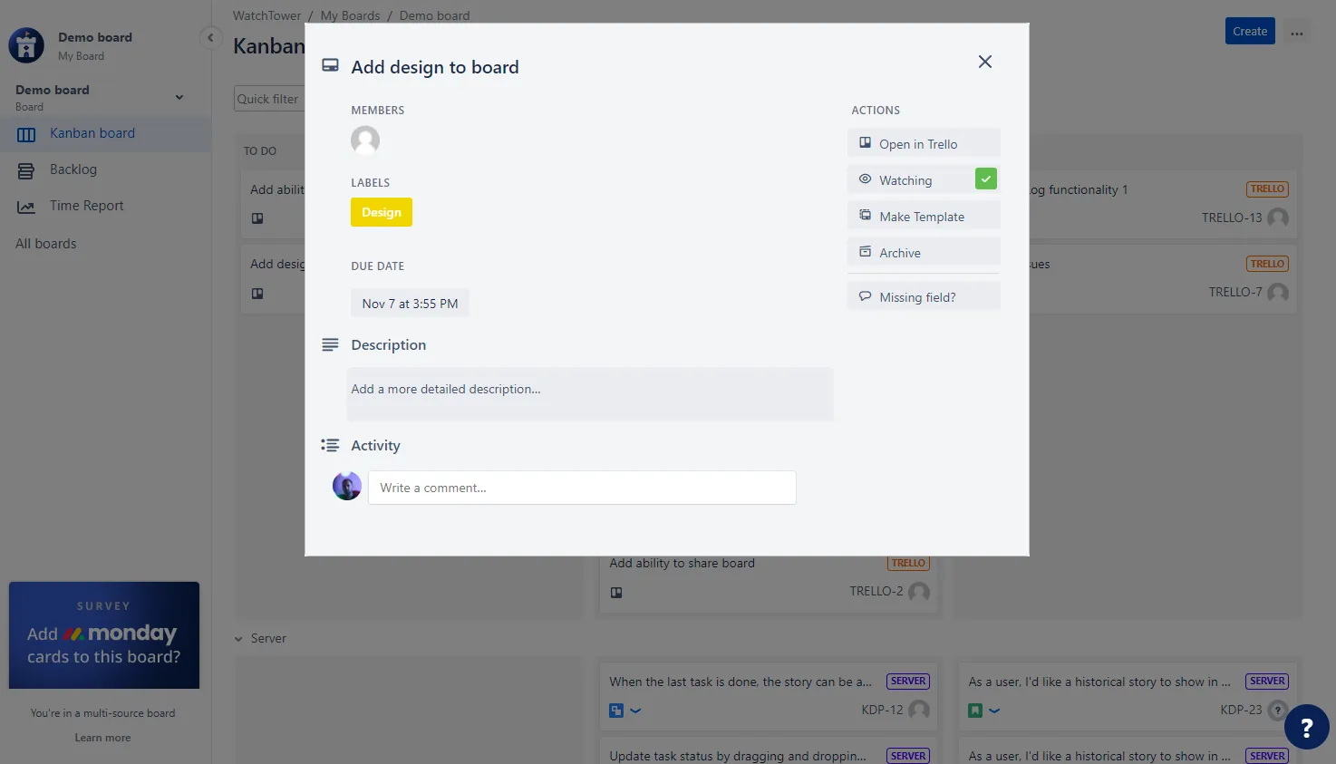Image of an issue being viewed in a different style