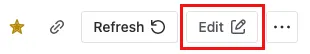 A screenshot showing the edit button on the dashboard.