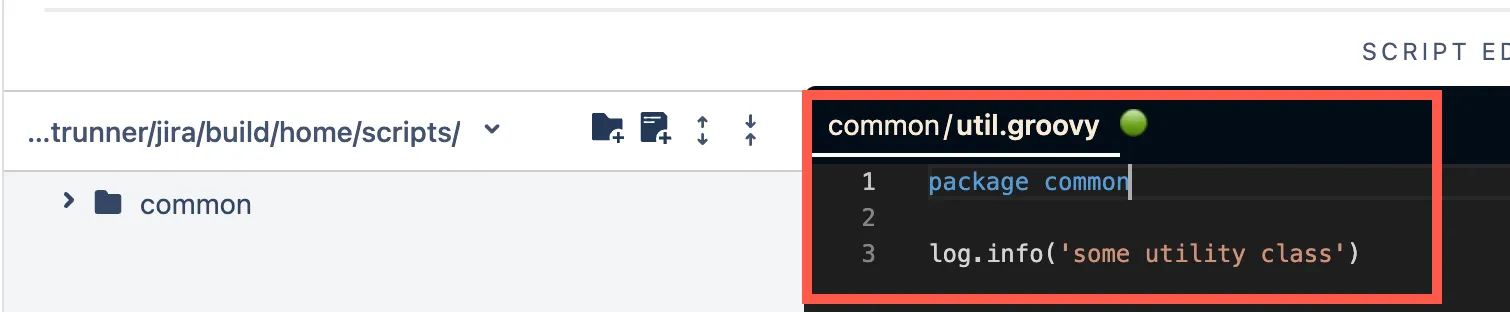 Package declaration warning fix