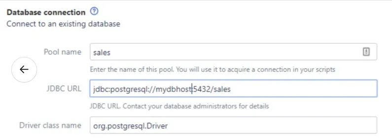 List of example JDBC driver classes