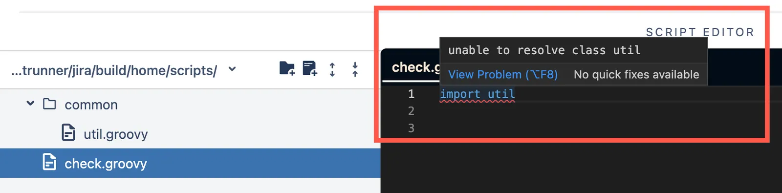 Package declaration import error