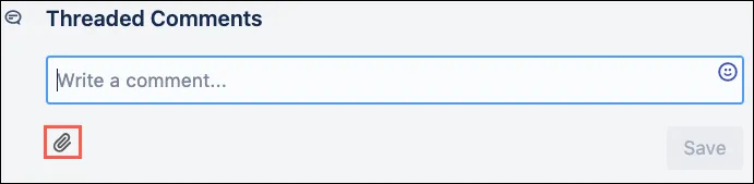 Add attachment dialog showing options to add a file from Computer or a Trello card