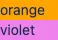 Examples of background colors defined using standard browser color names.