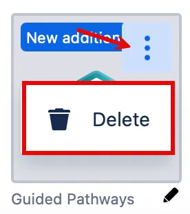 Delete icon button