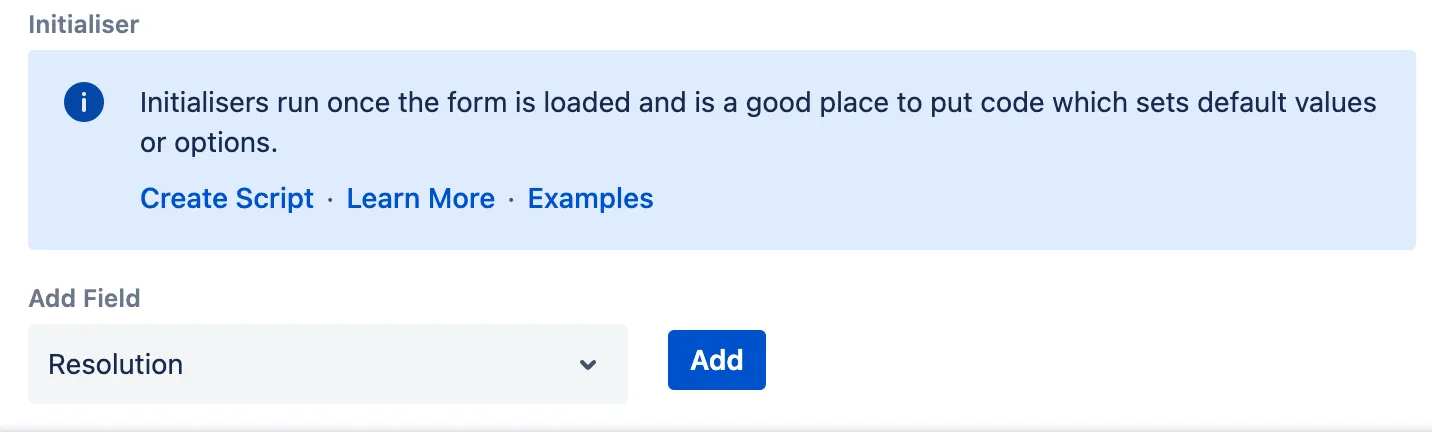 Edit Behaviour screen with Resolution field added.