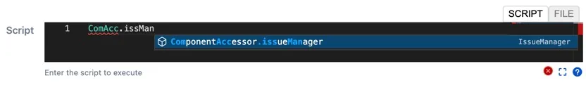 Camel case abbreviation example in code editor