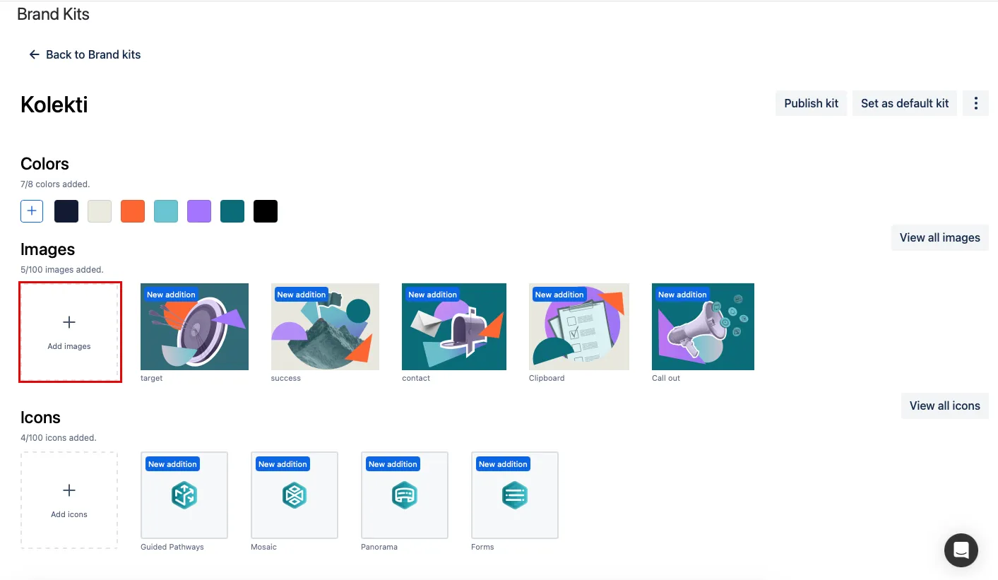 Add images option.