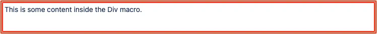 Example div with a double red border applied using the border CSS class